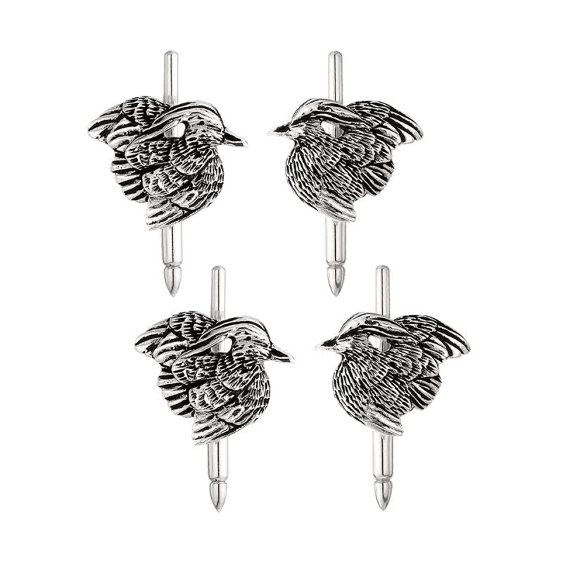 Grainger McKoy Sterling Silver Wood Duck Stud Set