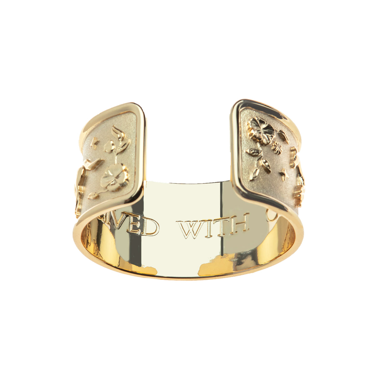 Jane Win COURAGE Run with the Horses Cuff