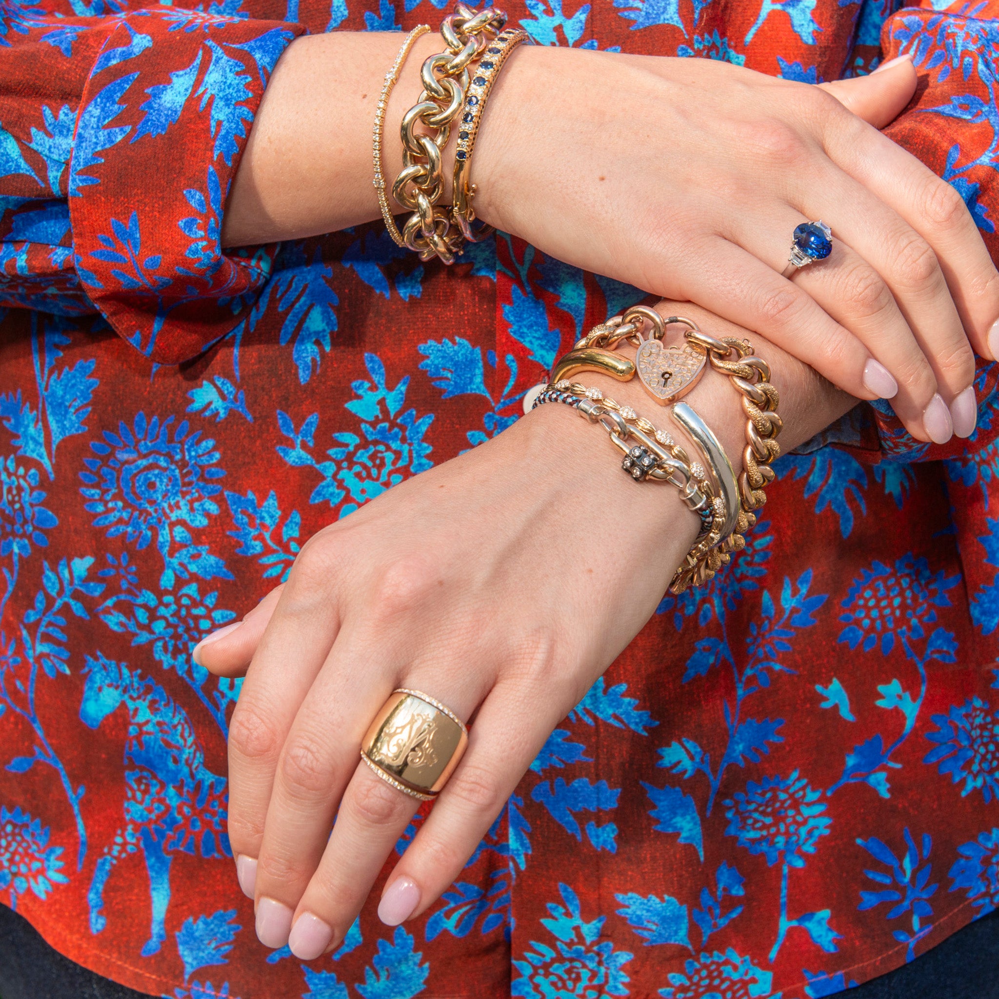 Personalized 14K Gold Cypher Ring, Diamond Milgrain 14K Yellow Gold Half Knife Edge Eternity Band