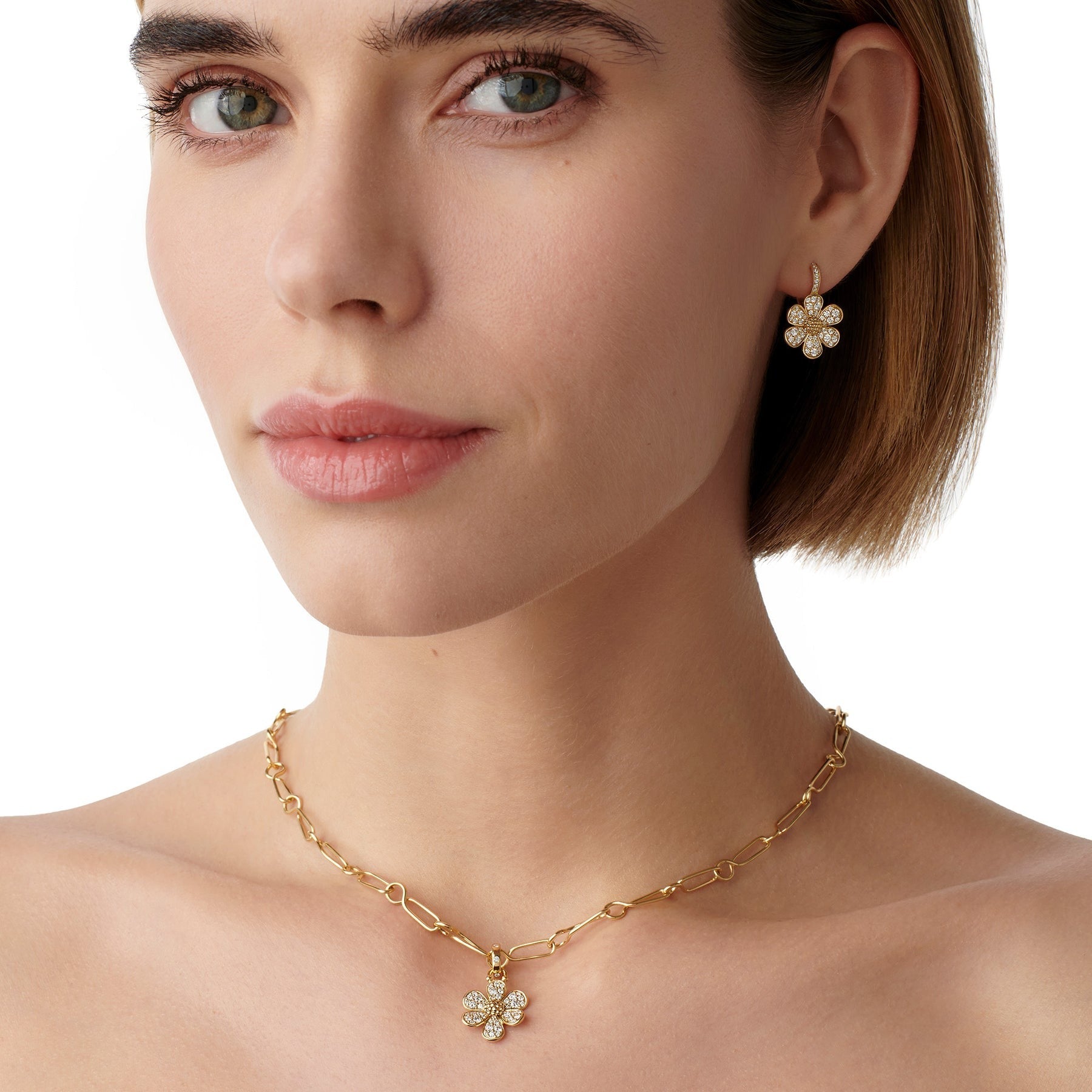 Temple St. Clair Snow Flower Earrings