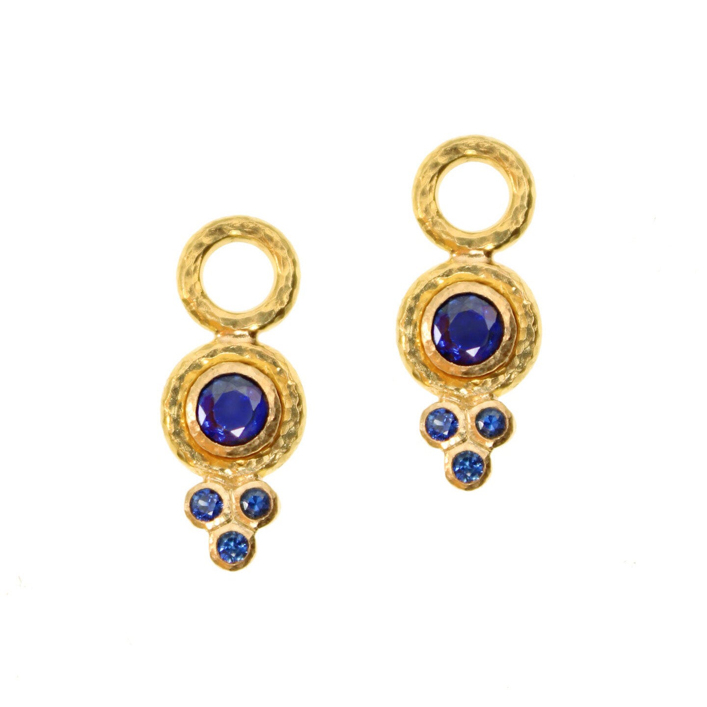 Elizabeth Locke Blue Sapphire Earring Charms