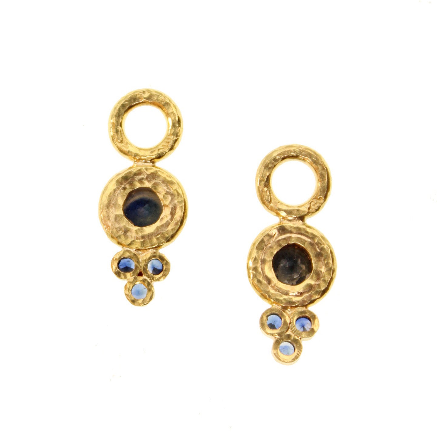 Elizabeth Locke Blue Sapphire Earring Charms