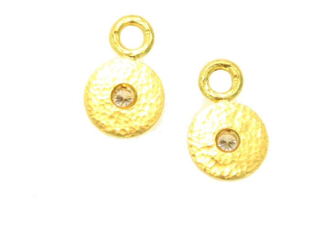 Elizabeth Locke Diamond Daisy Earring Charms