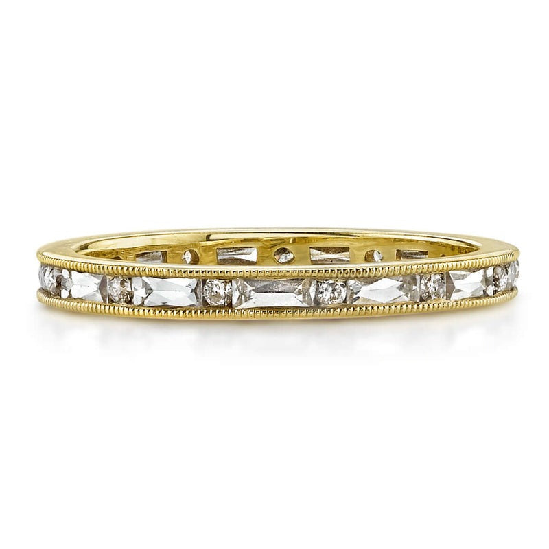Single Stone 18K Yellow Gold Paige Band