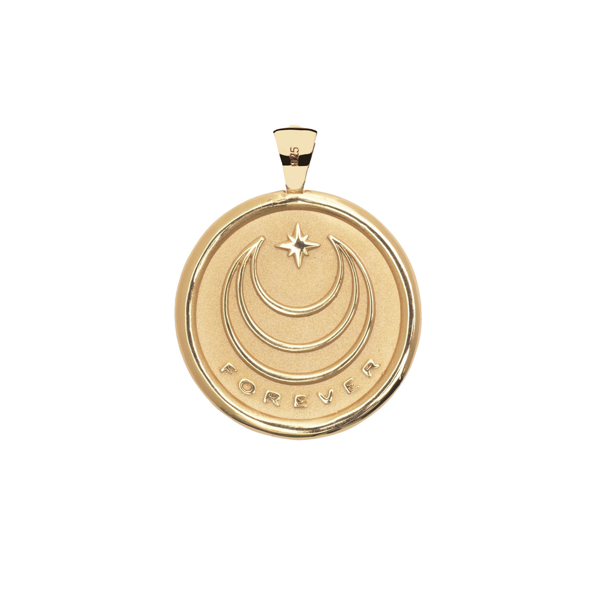 Jane Win FOREVER Original Coin Pendant Necklace