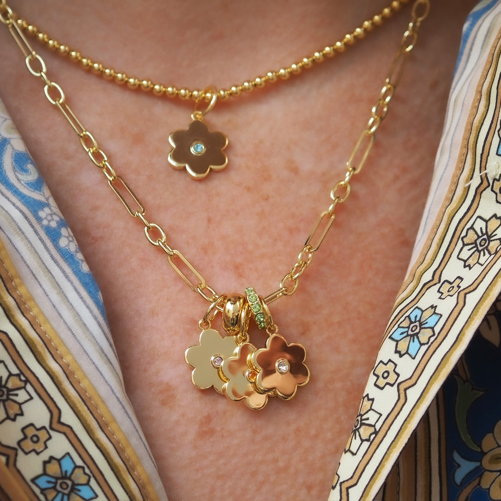 Goldbug Collection Birthday Daisy Charms