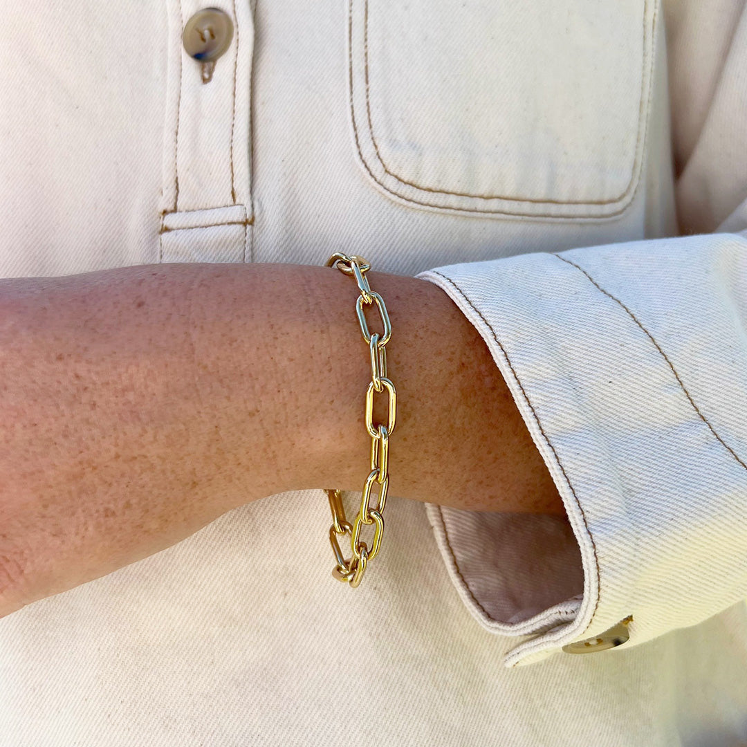 Goldbug Long Link Bracelet