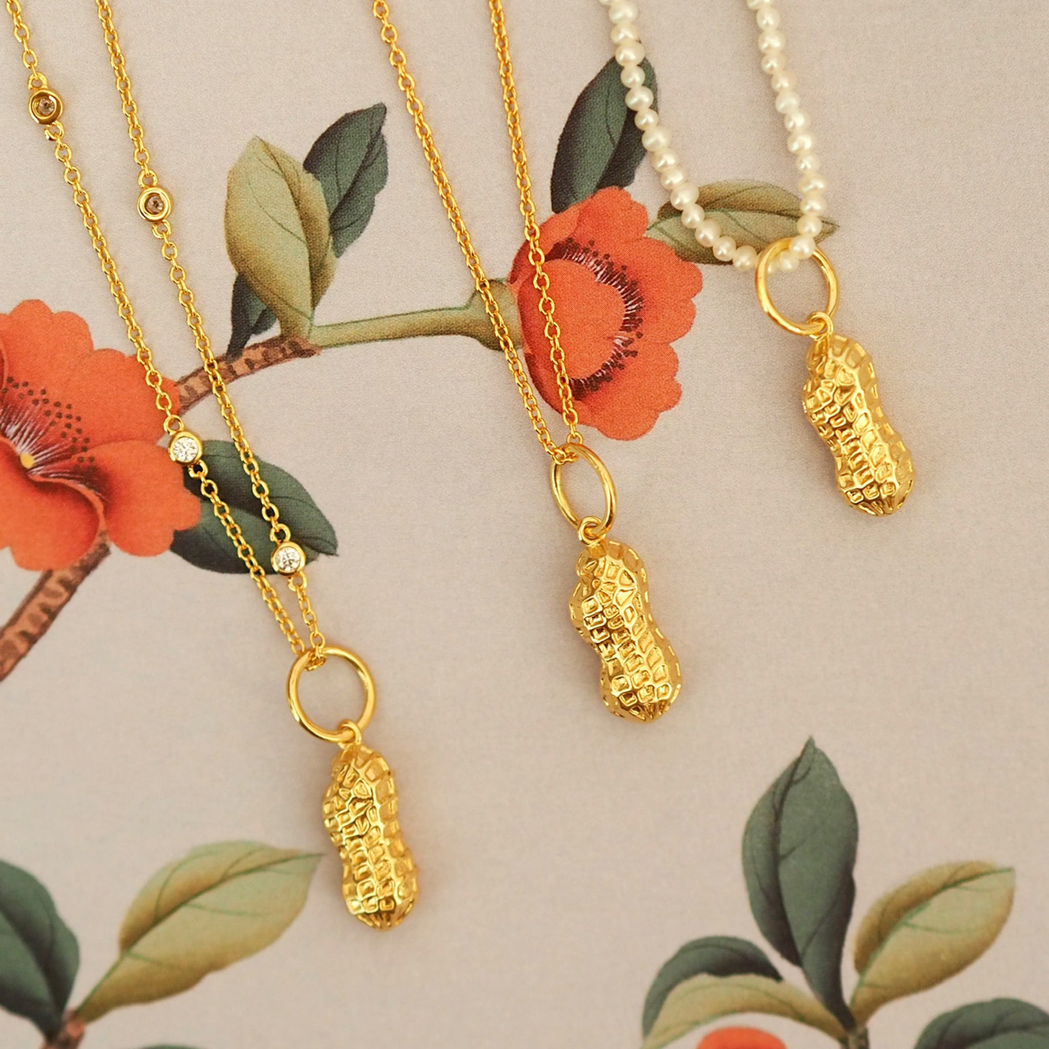 Goldbug Baby Peanut Charm