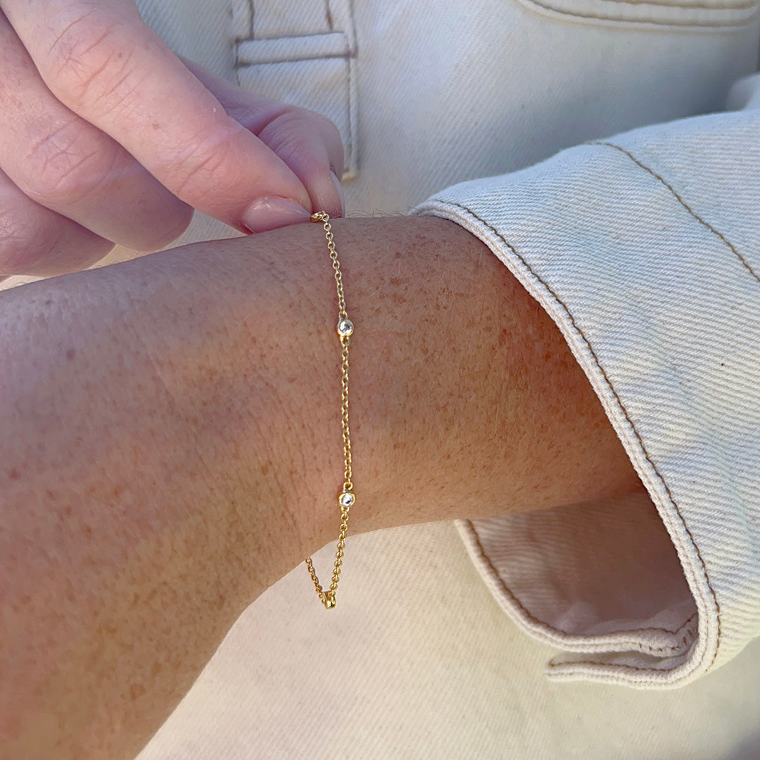 Goldbug Scattered Sparkle Bracelet