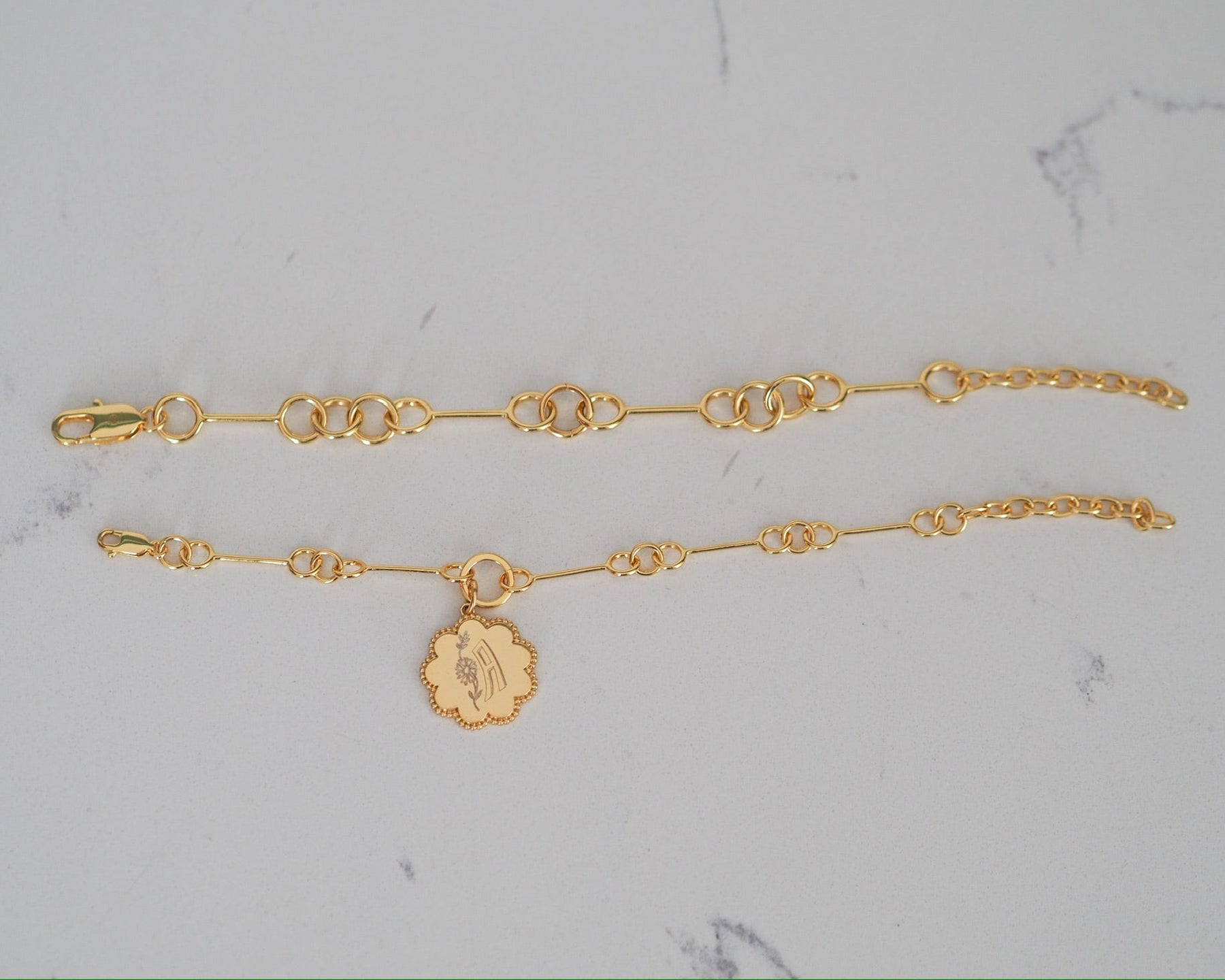 Goldbug Wishbone Bracelet