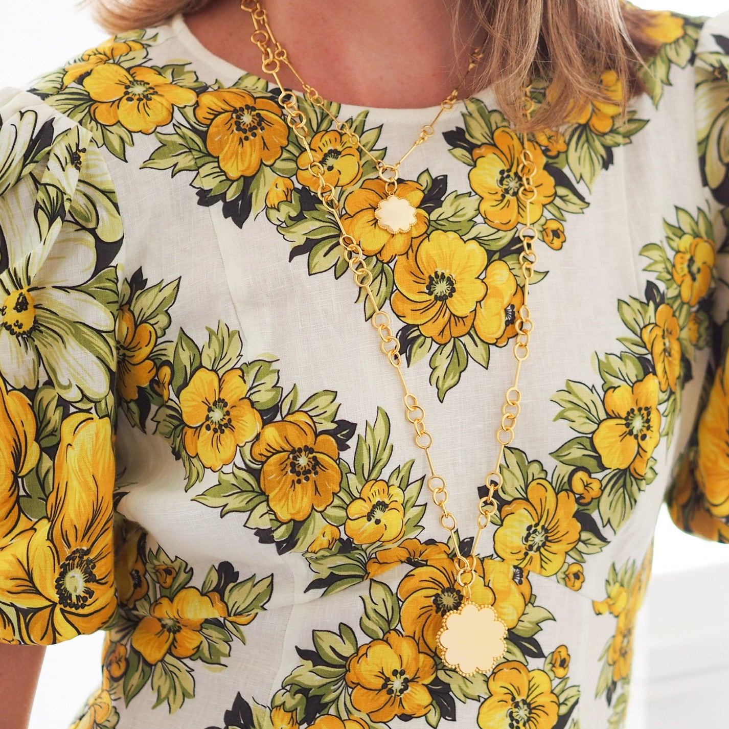 Goldbug Petite Wishbone Chain Necklace