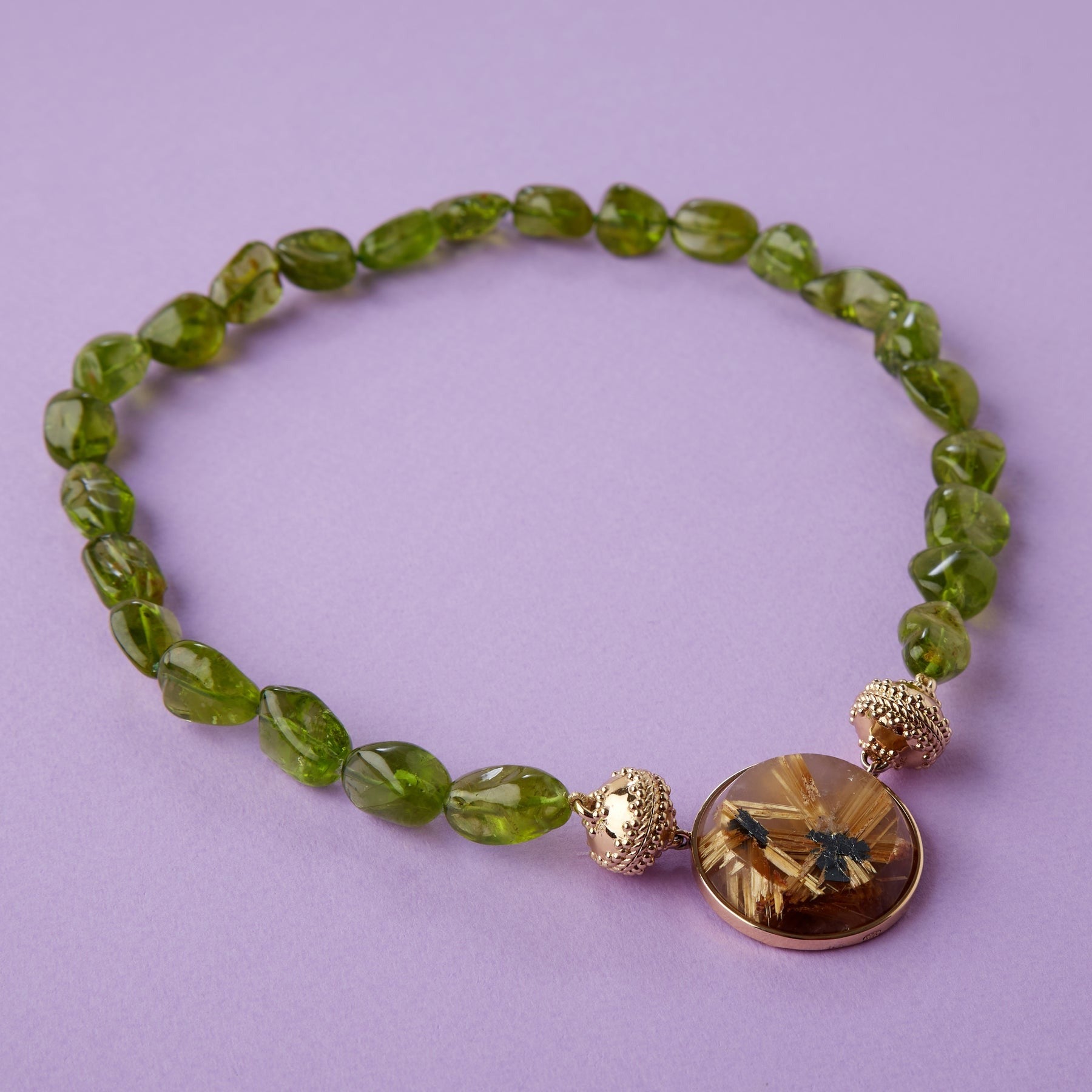 Clara Williams Helen Peridot Necklace