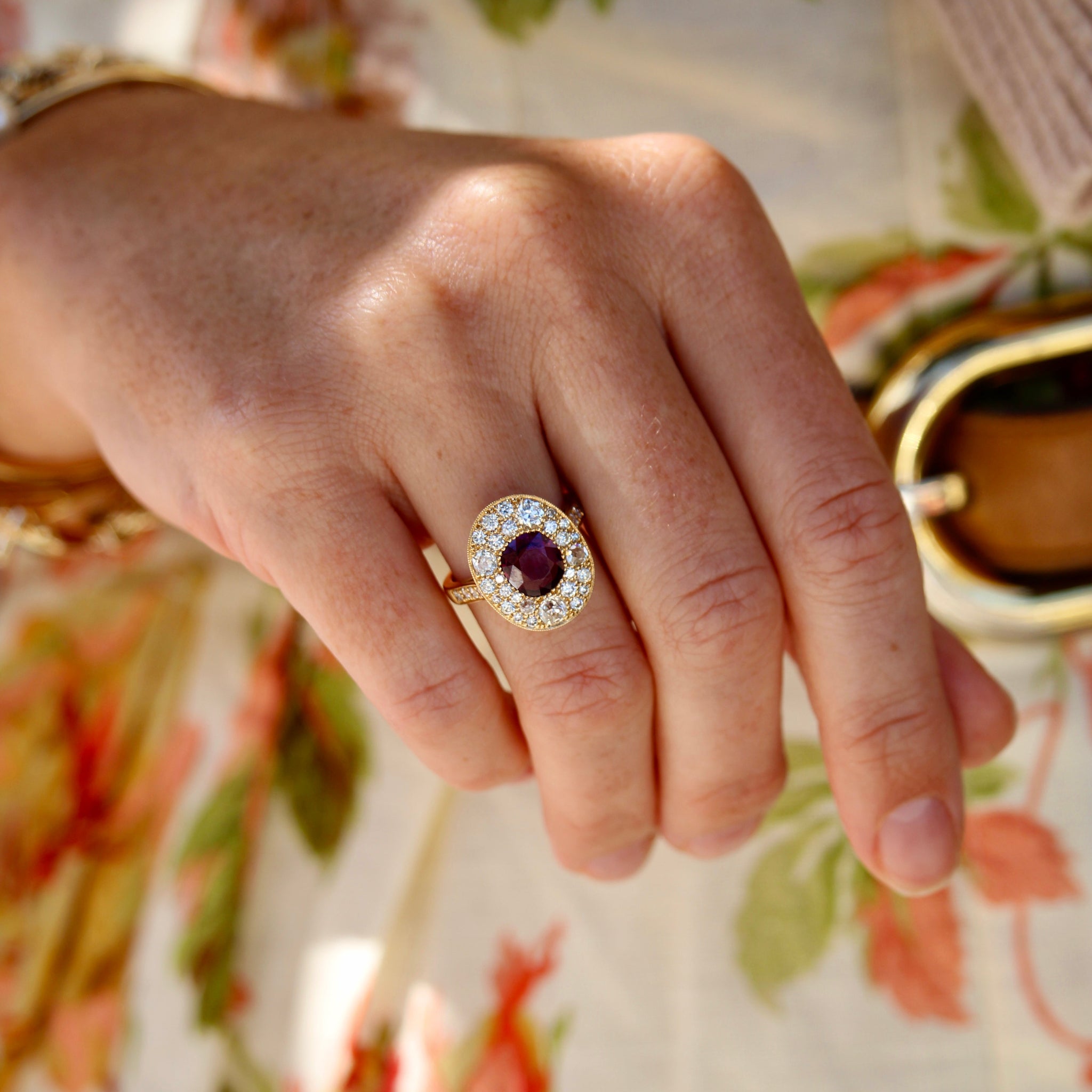 Single Stone Ruby Serafina Ring