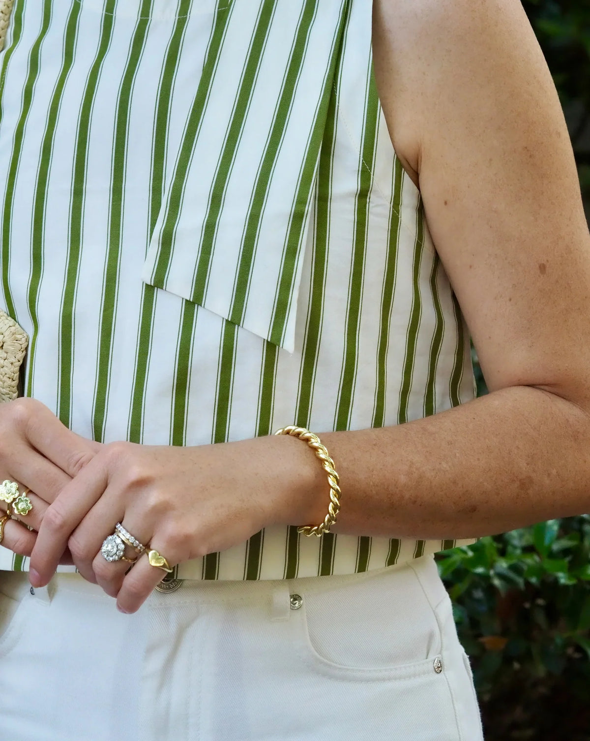 Goldbug Collection Large Rope Cuff