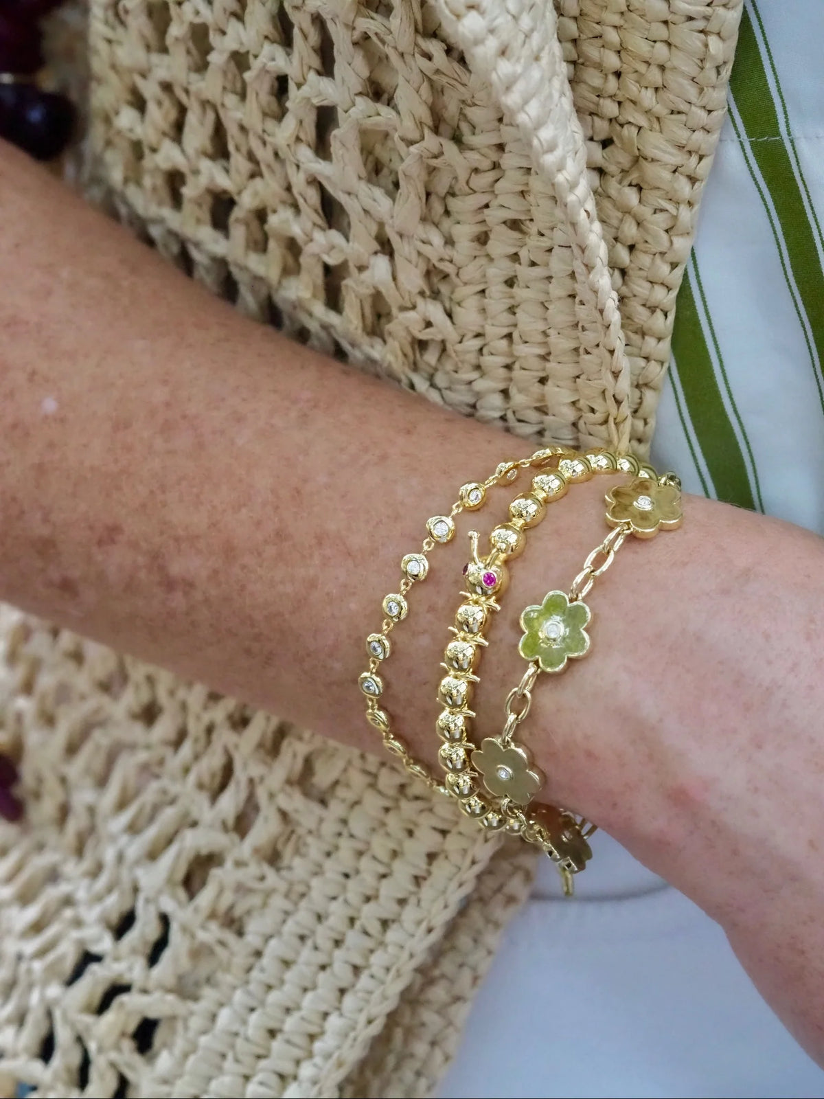 Goldbug Collection Caterpillar Cuff