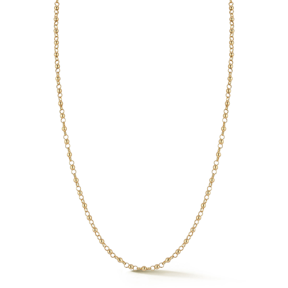 Jade Trau Rose-Arie Chain Necklace 2.5mm