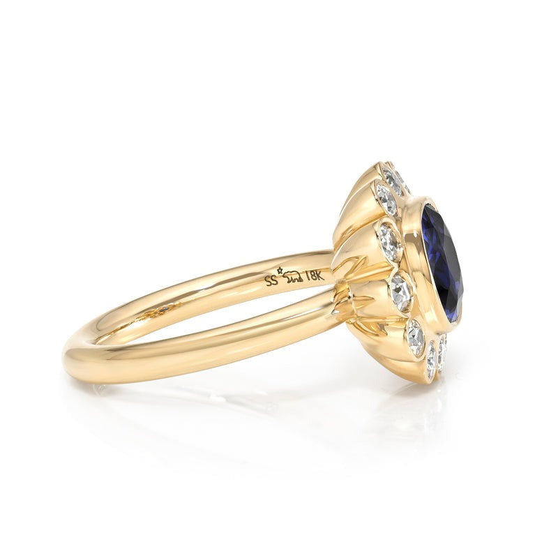 Single Stone Sapphire Lilibet Ring