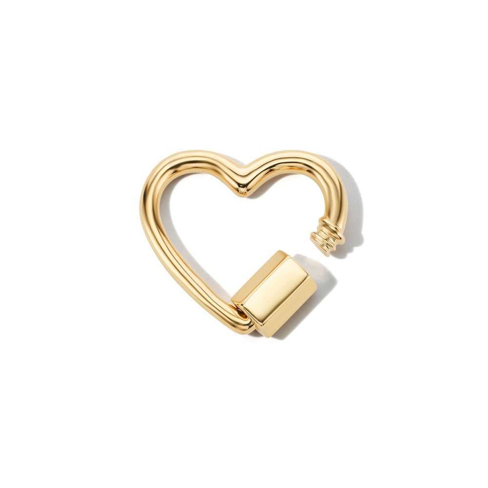Marla Aaron 14K Yellow Gold Baby Heart Lock