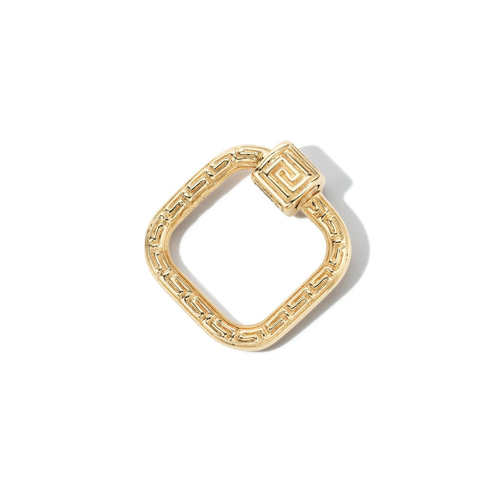 Marla Aaron 14K Yellow Gold Meander Lock