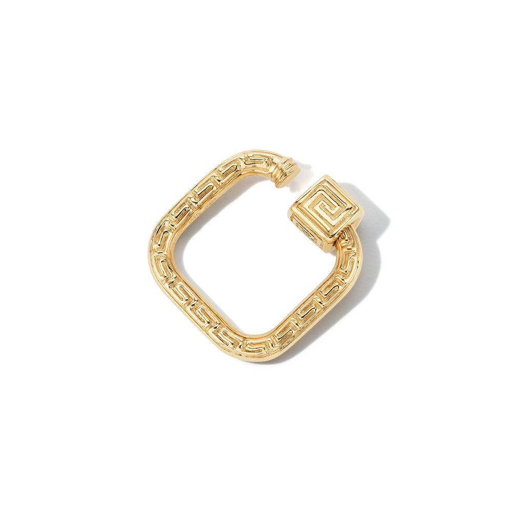 Marla Aaron 14K Yellow Gold Meander Lock