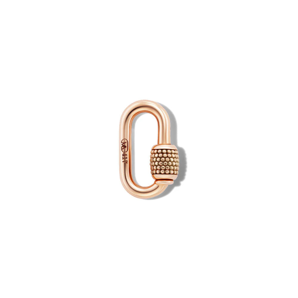 Marla Aaron 10K Rose Gold Micro Baby Lock