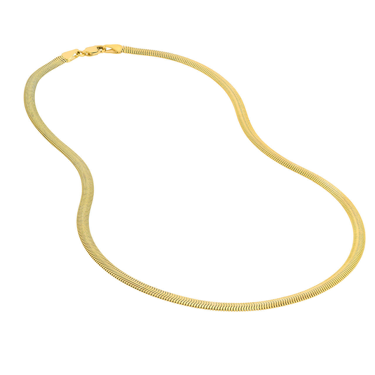 14K Yellow Gold 4.2mm Snake Chain Necklace