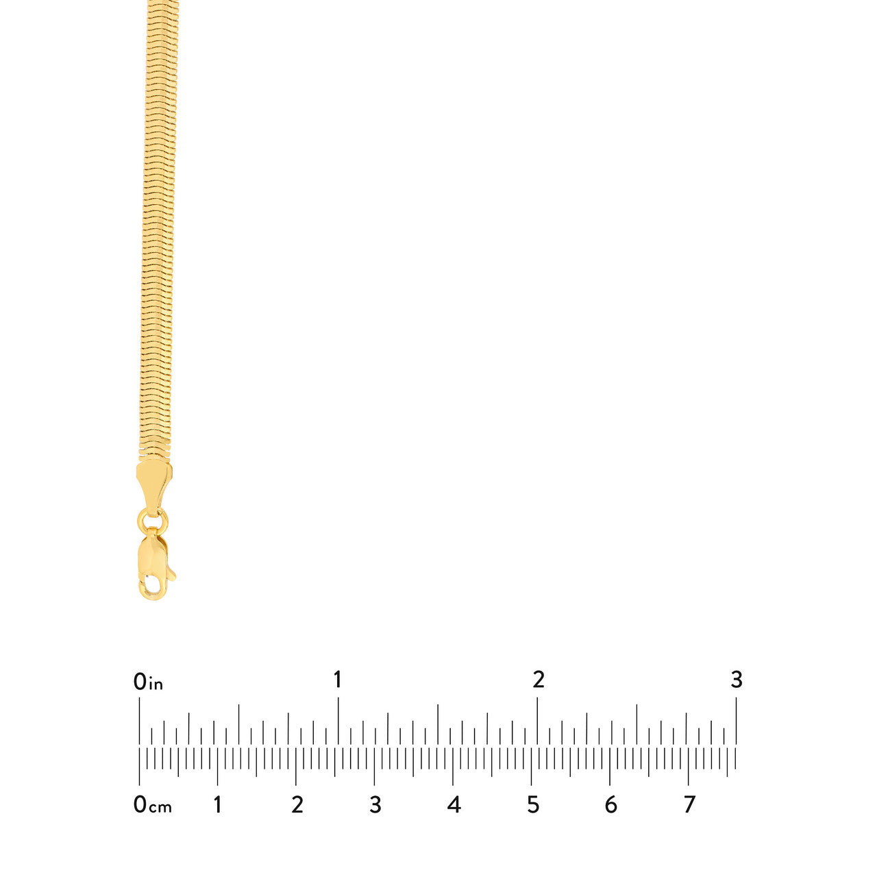 14K Yellow Gold 4.2mm Snake Chain Necklace