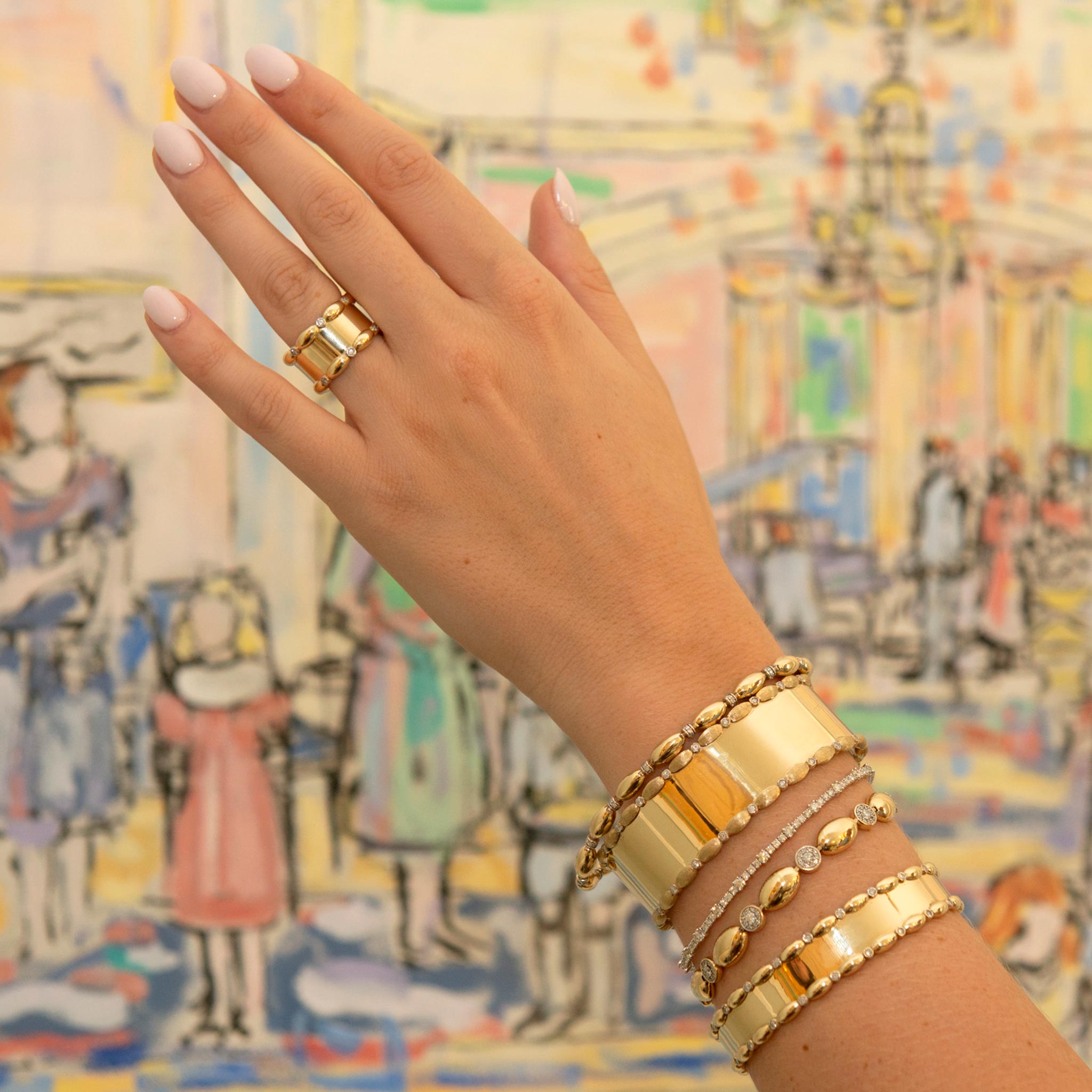 The Mary Ring, The Mary Wide Cuff