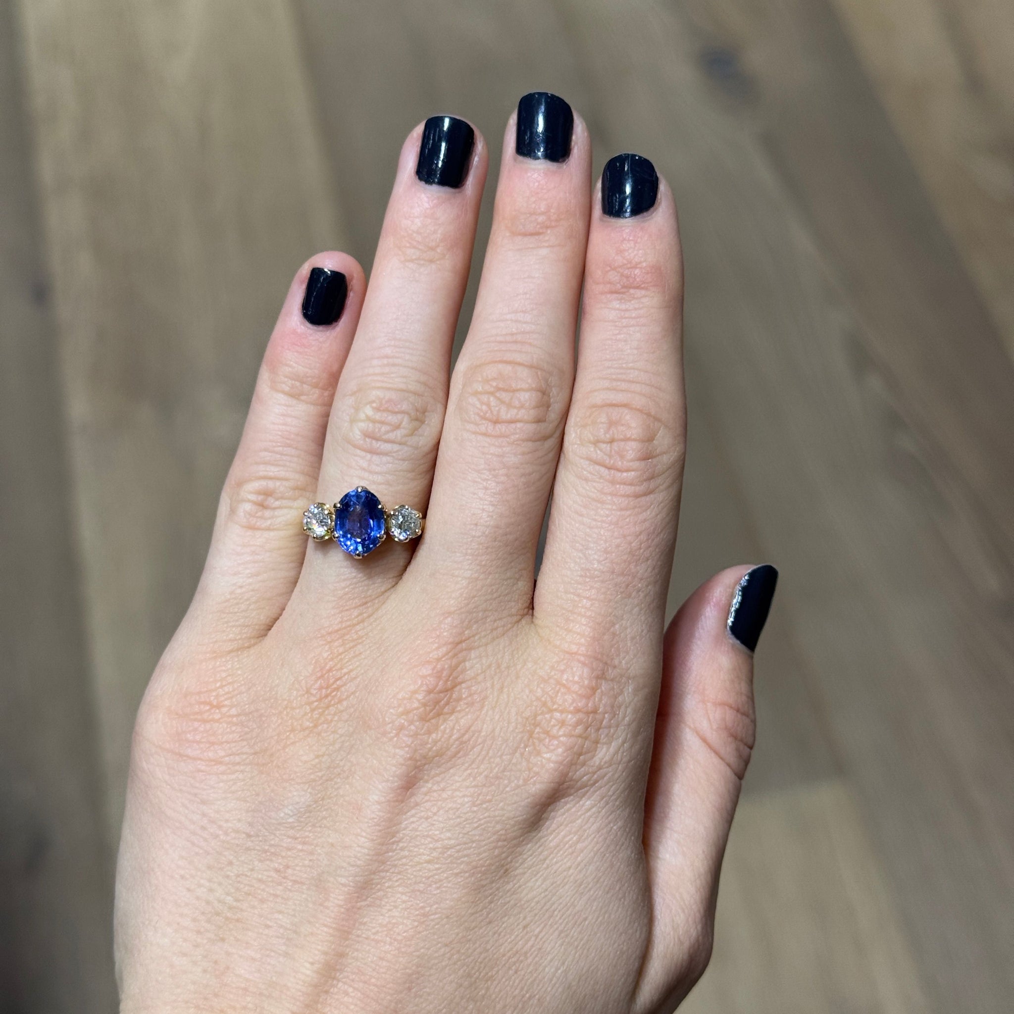 Single Stone Sapphire Gia Ring