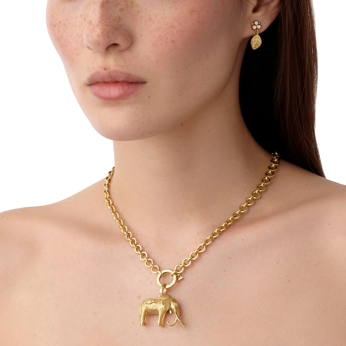 Temple St. Clair Medium Tembo Elephant Pendant