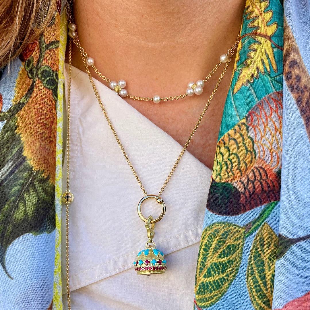 Paul Morelli Turquoise & Ruby Meditation Bell