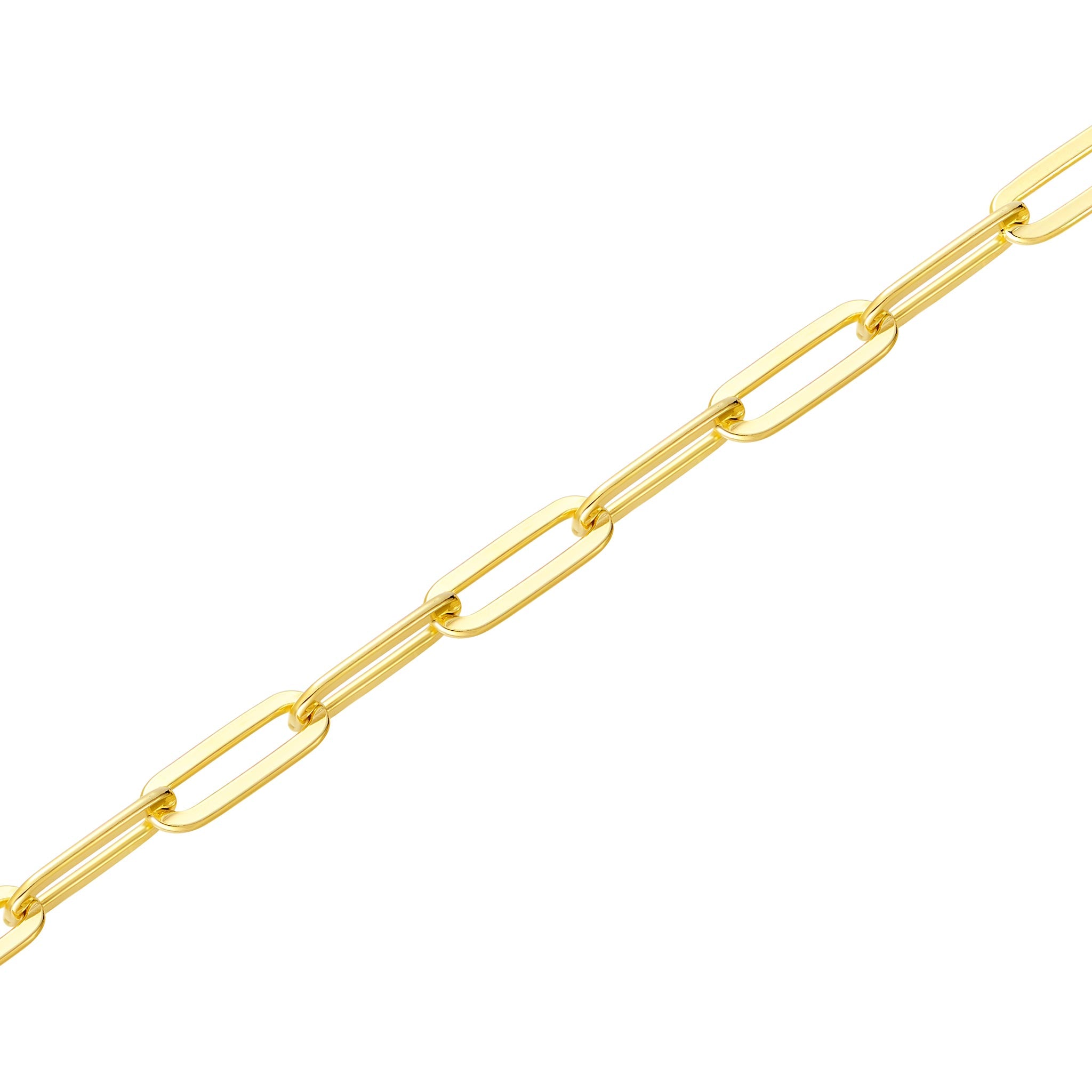 Charles Garnier Gold-Plated Sterling Silver 5mm Paperclip Chain Bracelet