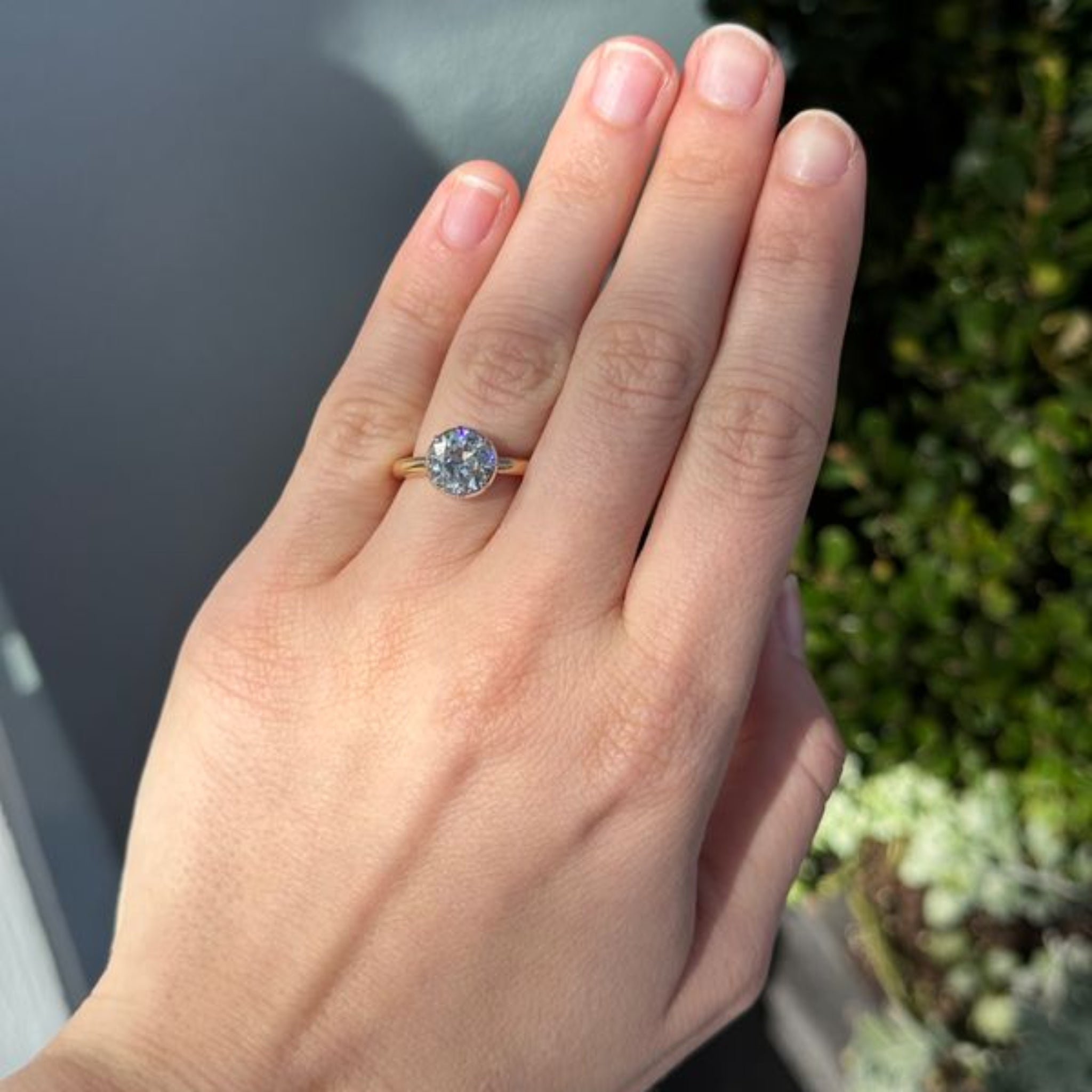 Single Stone Marian Ring-2