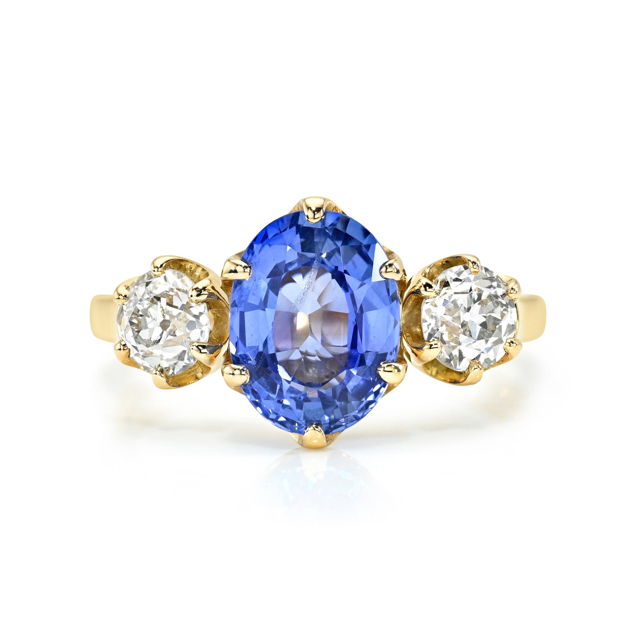 Single Stone Sapphire Gia Ring