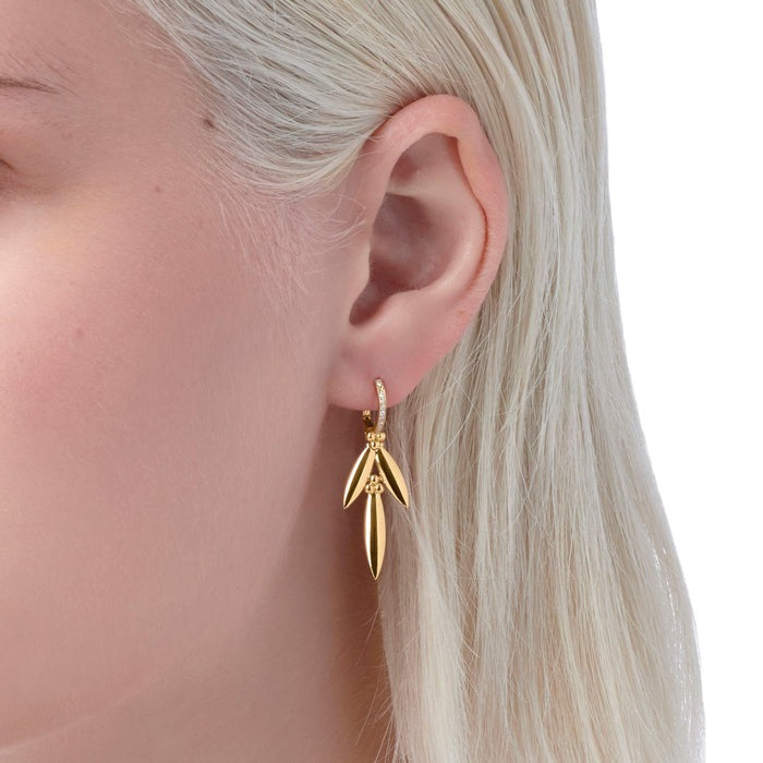 Temple St. Clair Natura Vine Earrings
