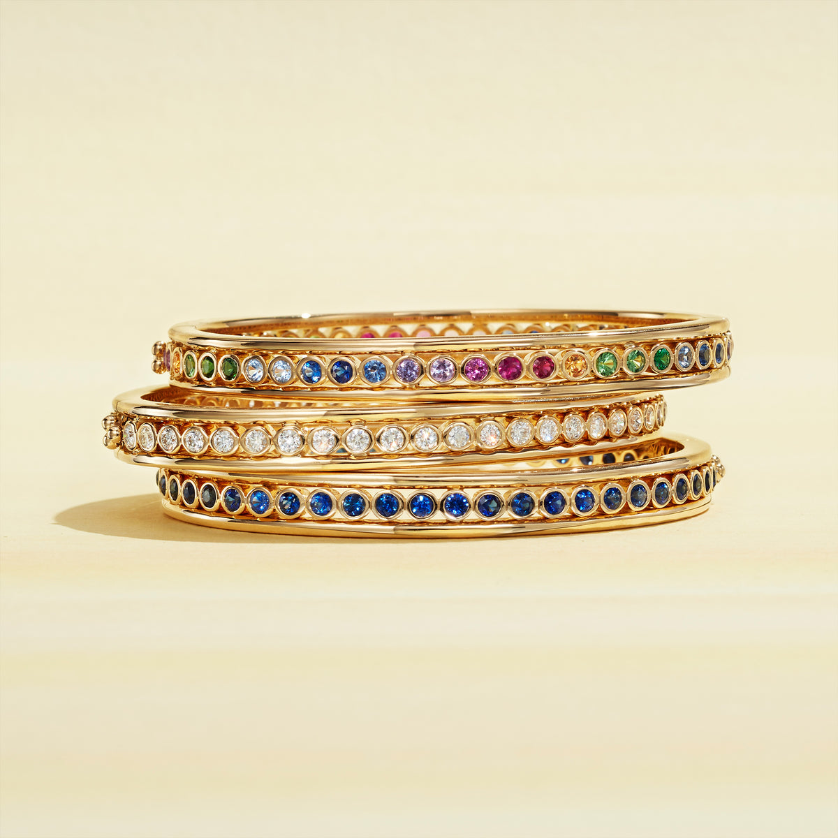 Temple St. Clair Eternity Blue Sapphire Bracelet