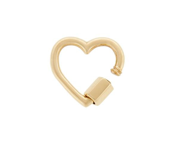 Marla Aaron 14K Yellow Gold Baby Heart Lock