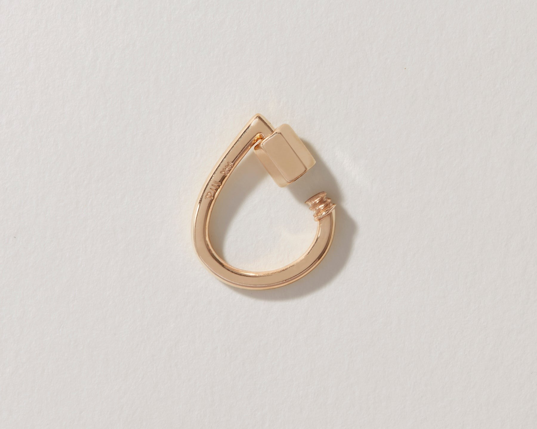 Marla Aaron 14K Yellow Gold Baby Drop Lock