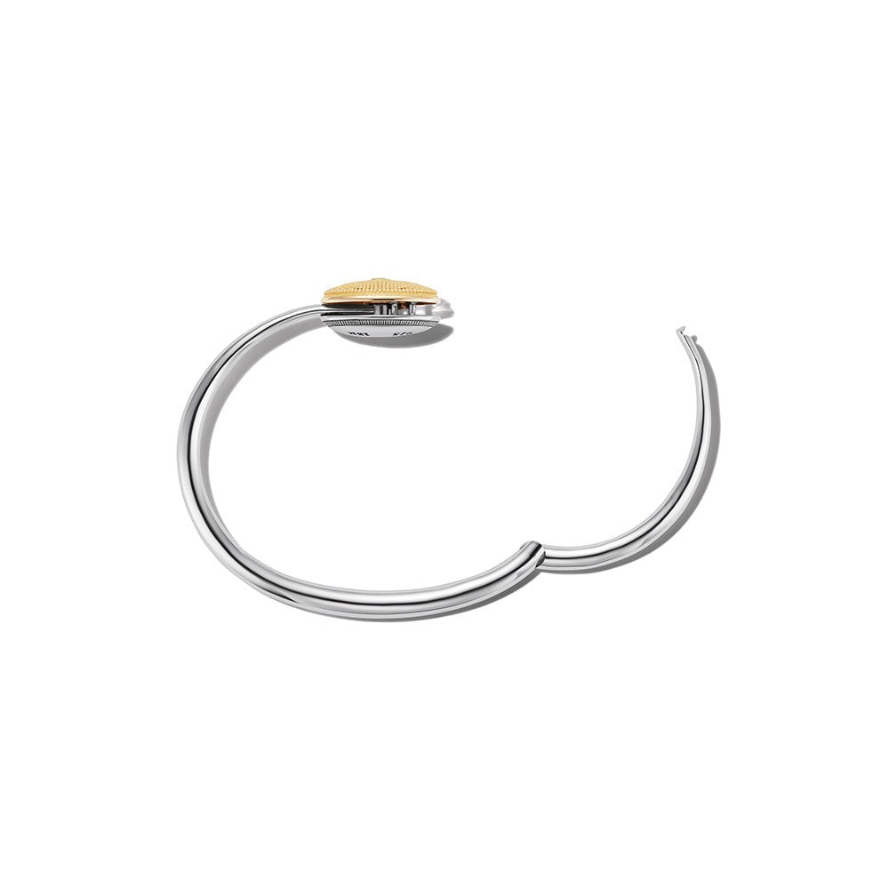 Marla Aaron Silver & 18K Yellow Gold Oval Musgrave Bangle