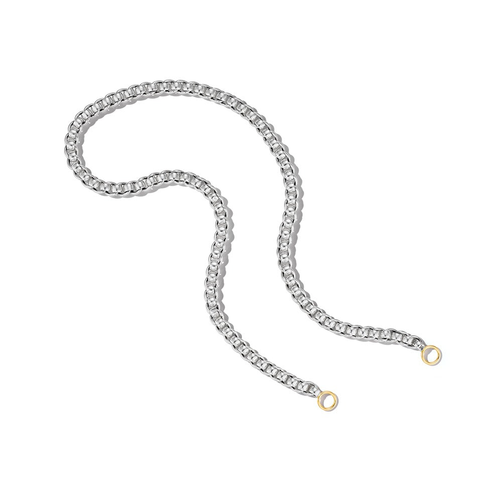 Marla Aaron Silver Rolling Curb Chain Necklace
