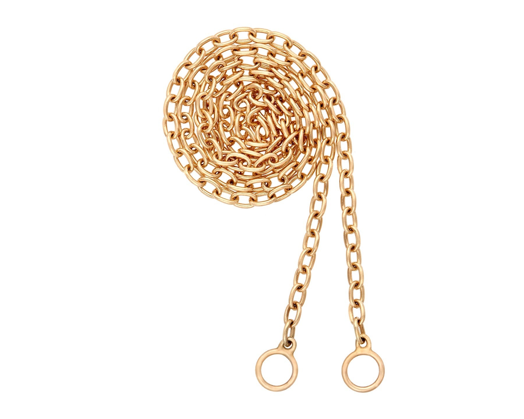 Marla Aaron 14K Yellow Gold Pulley Chain Necklace