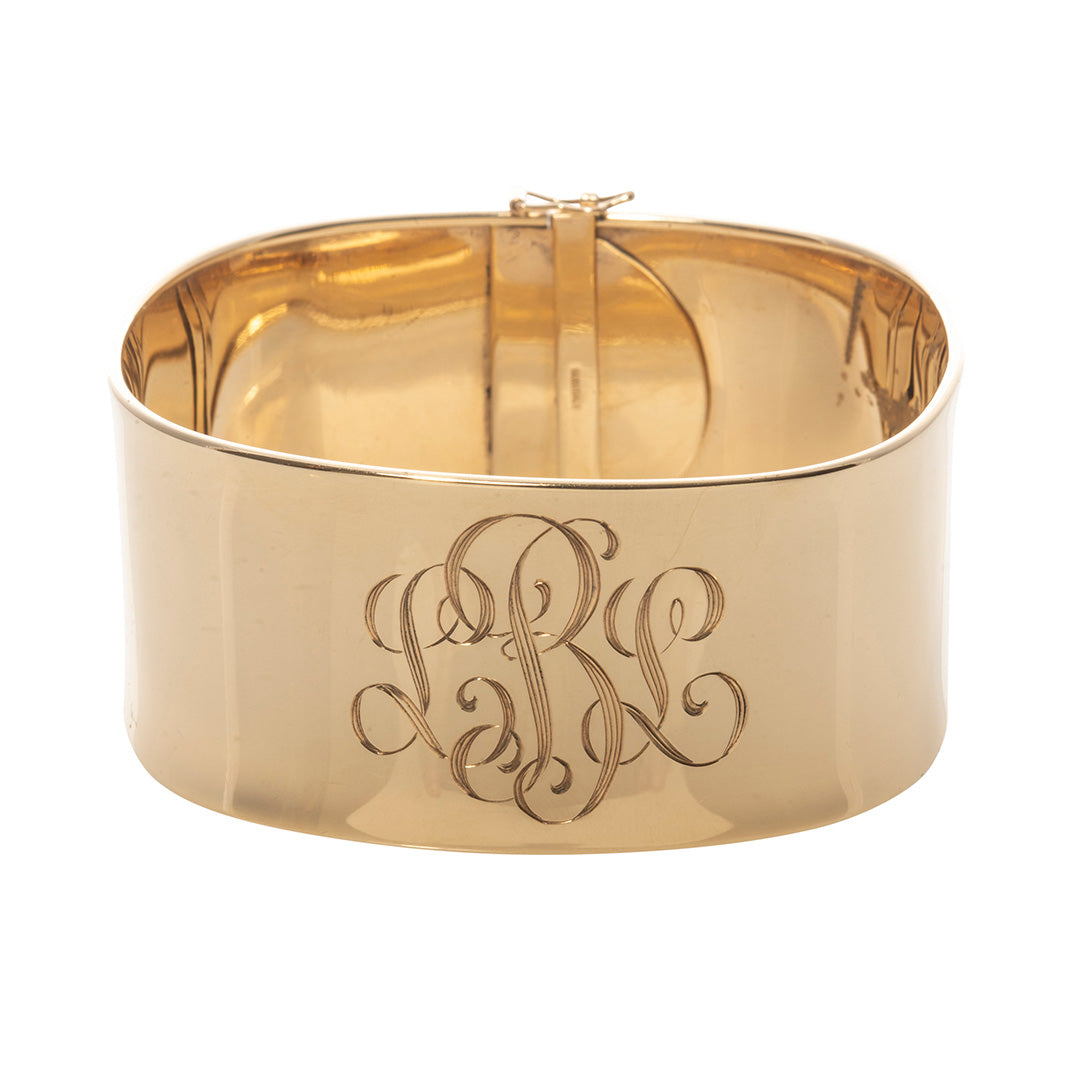 gold bracelet cuff