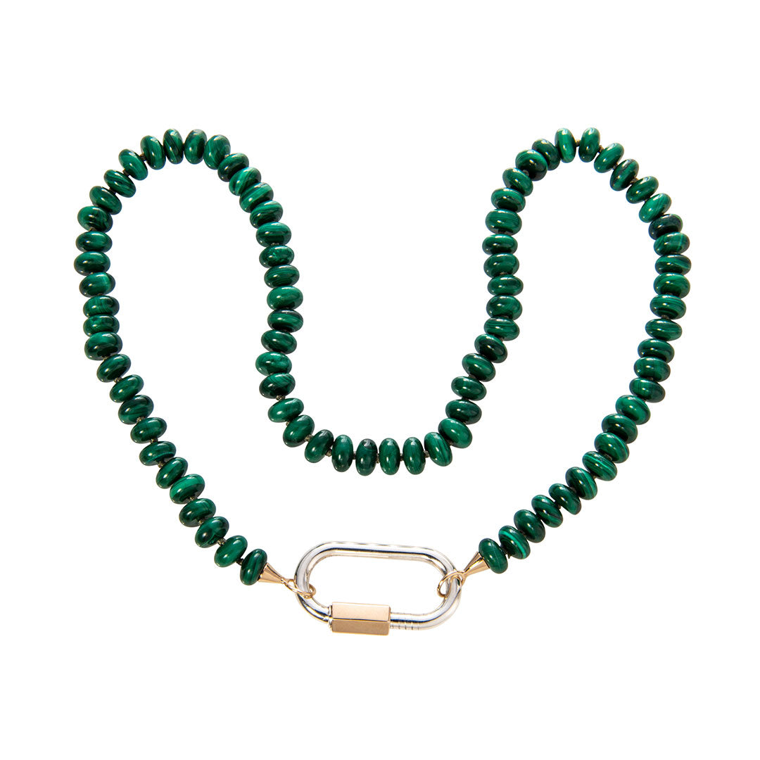 Marla Aaron Malachite Rondelle Strand
