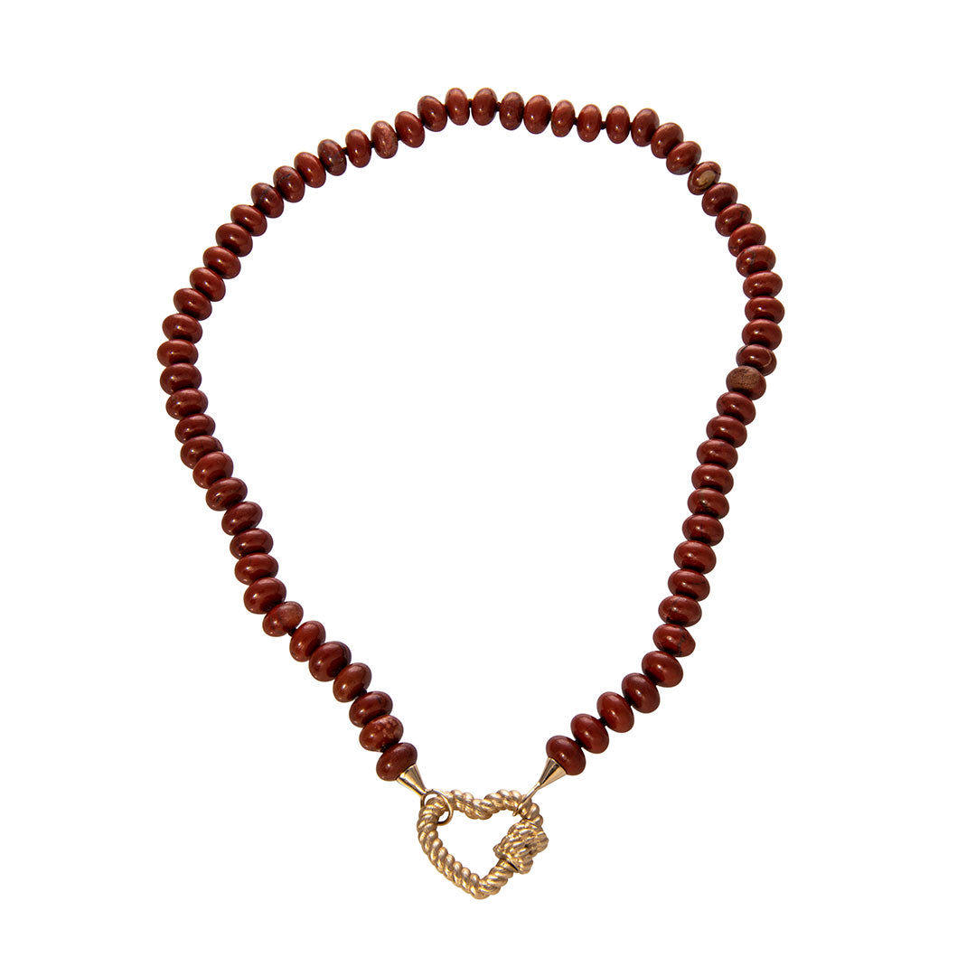 Marla Aaron Red Jasper Rondelle Strand