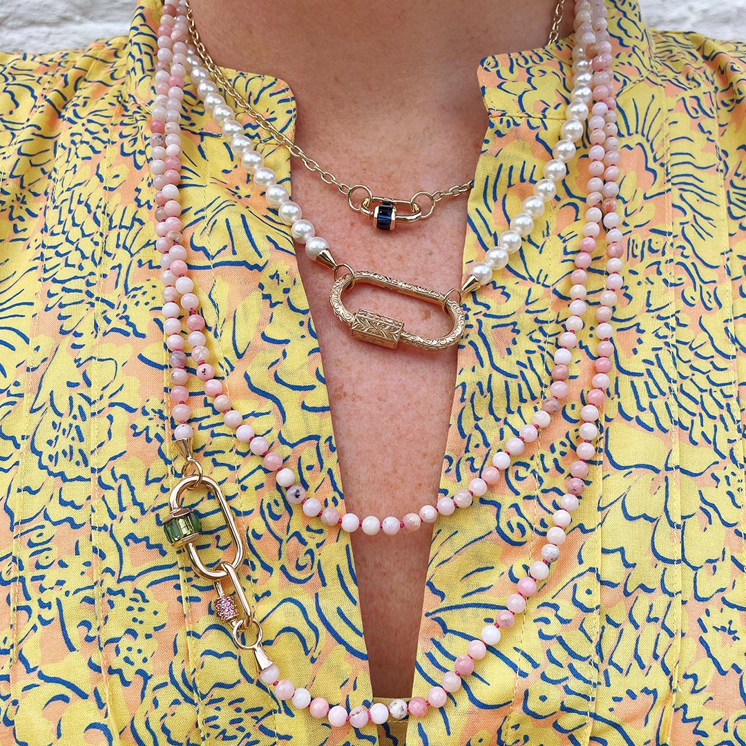 Marla Aaron 14K Yellow Gold Pulley Chain Necklace