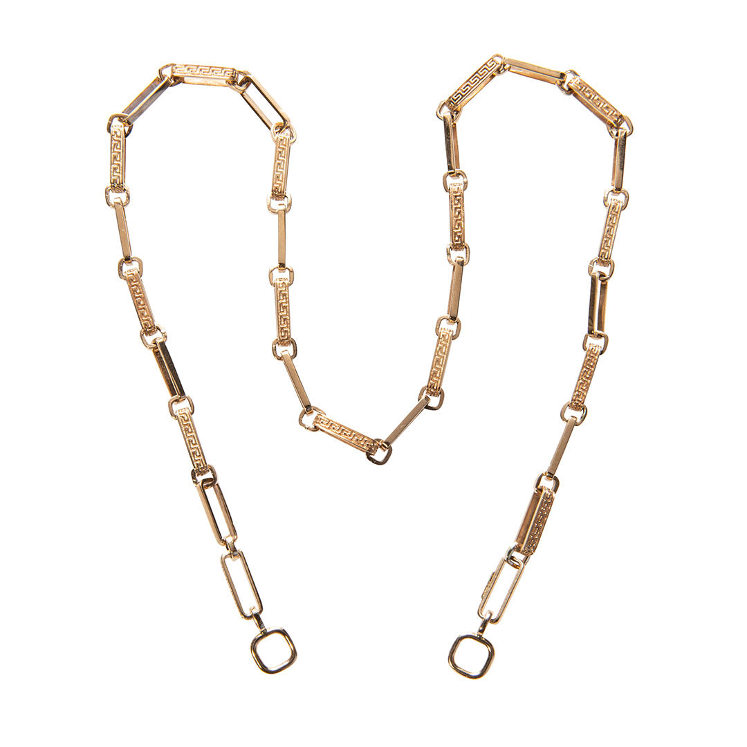 Marla Aaron 14K Yellow Gold Meander Chain Necklace 16′′
