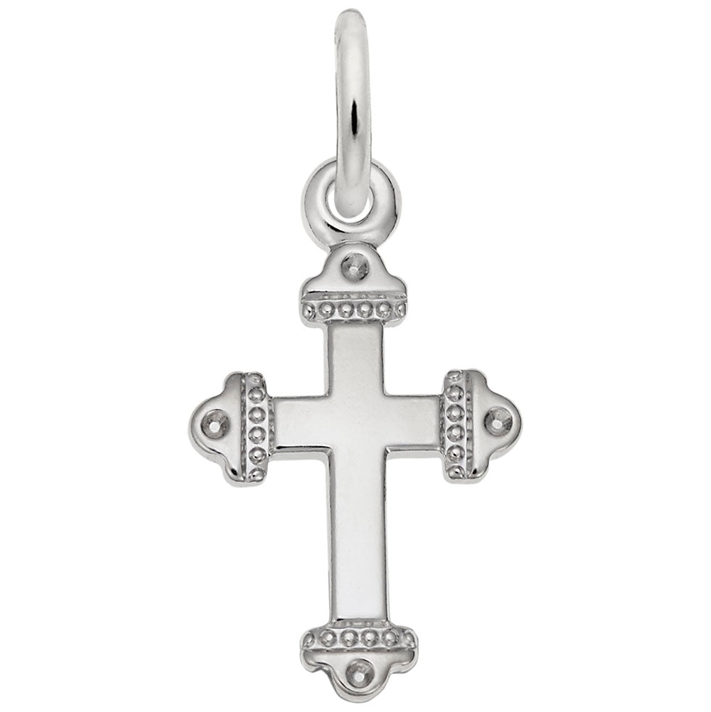 Sterling Silver Medieval Cross Charm