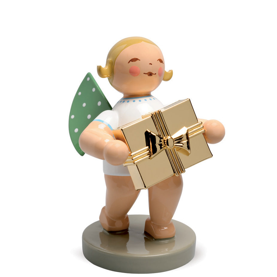 Wendt & Kuhn Gold Edition Well Wisher Angel Wooden Figurine