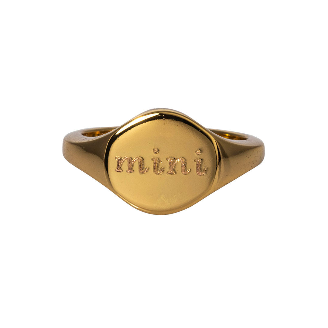 Goldbug Crest Signet Ring