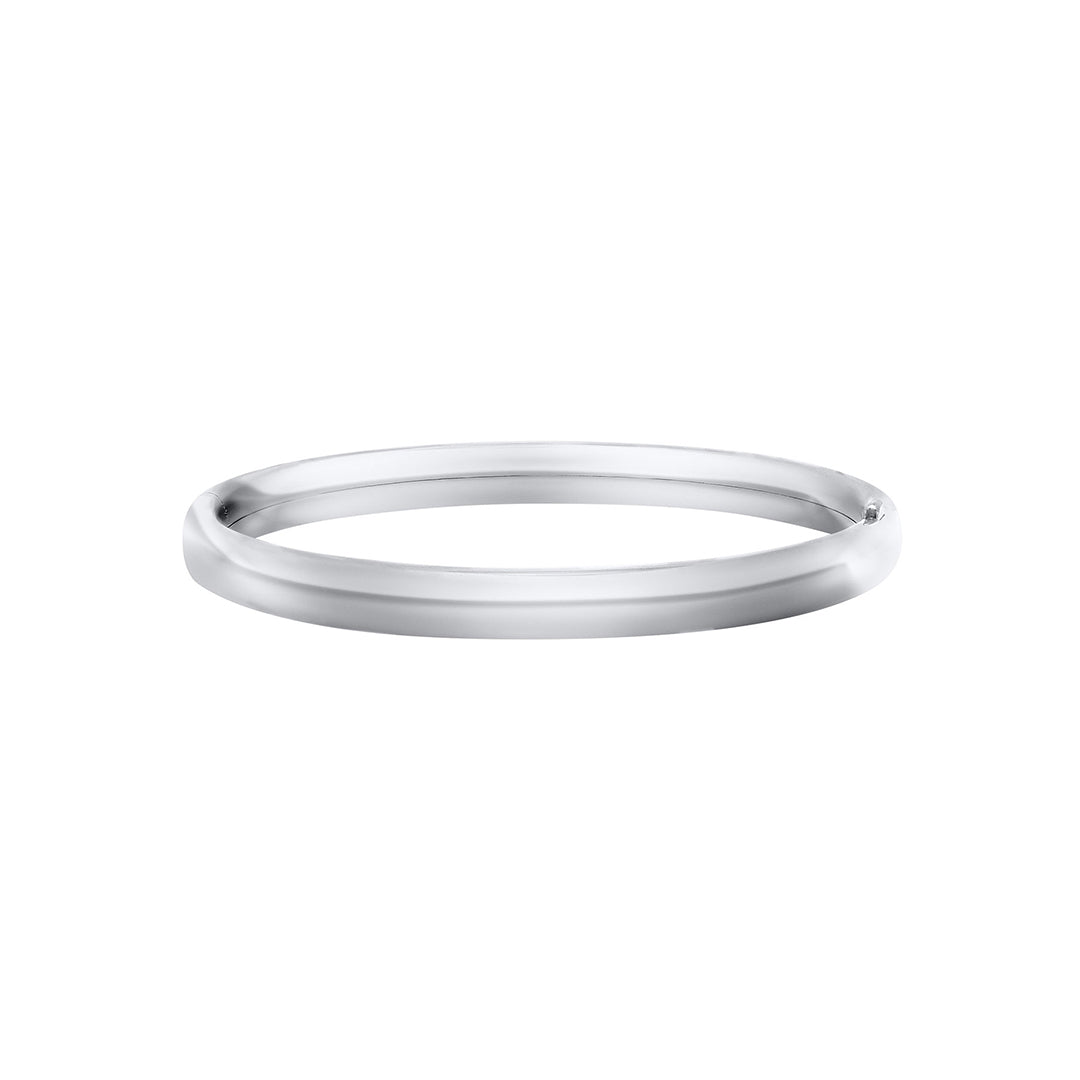 Baby Sterling Silver Plain Bangle